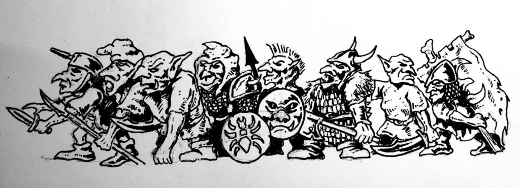 A slightly less despicable horde of goblins